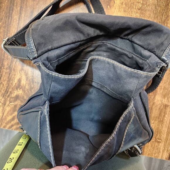 Fossil Lizette leather/canvas messenger bag - Picture 5 of 10